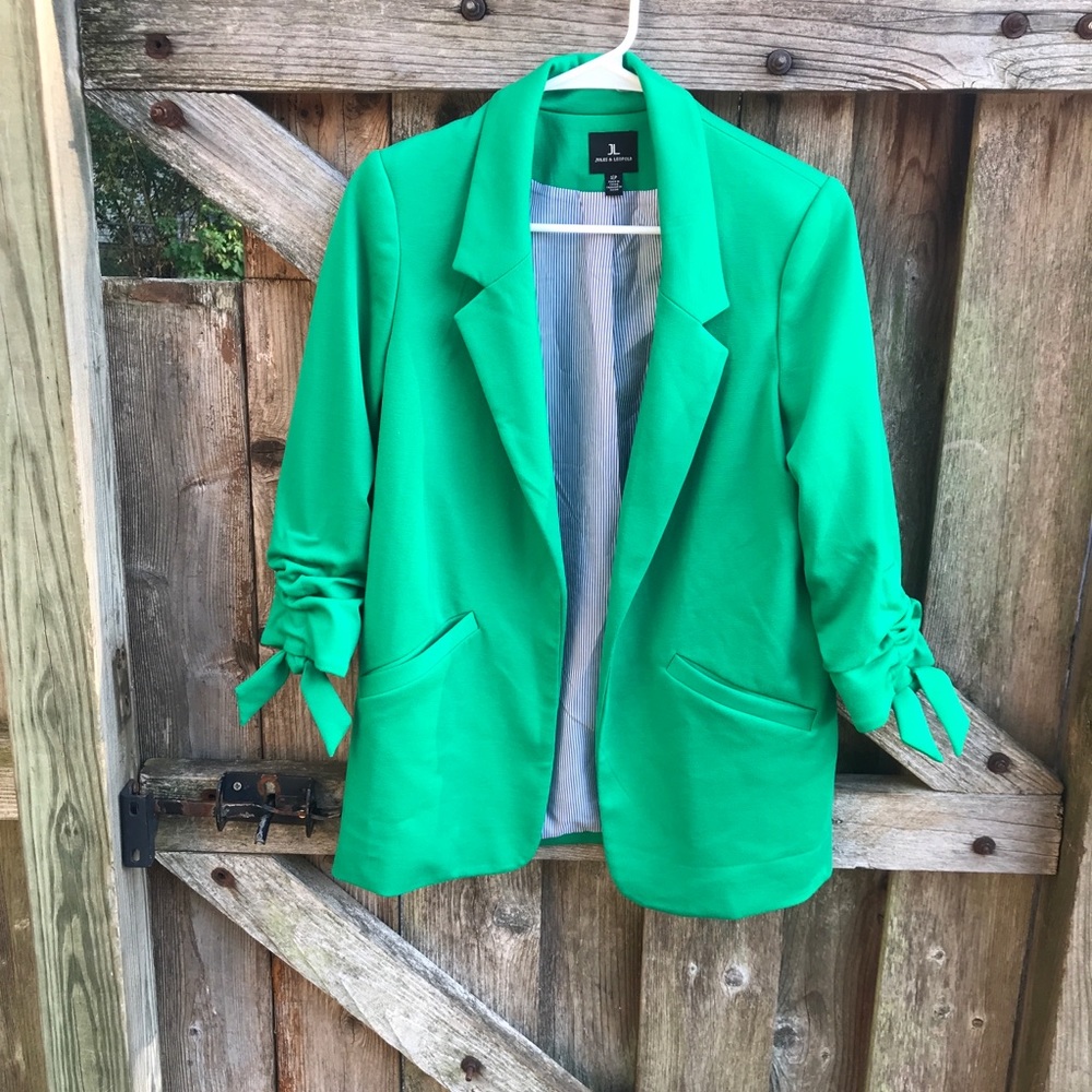 Jules & Leopold green blazer size small